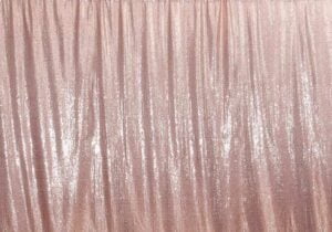 Rósa gull pallíettur litlar