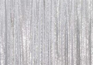 Silfur pallíettur litlar