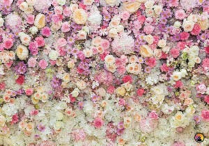 27. Blómahaf blómaveggur