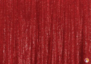 6. Rauðar pallíettur litlar